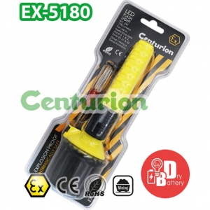 EX-5180 (IMPA 792295) ATEX Intrinsically Safe 4AA LED Flashlight