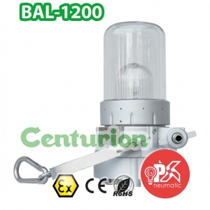 BAL-1200 (IMPA 330638): ATEX Explosion Proof Air Turbo Lamp Halogen Bulb 24V 250W Bay light