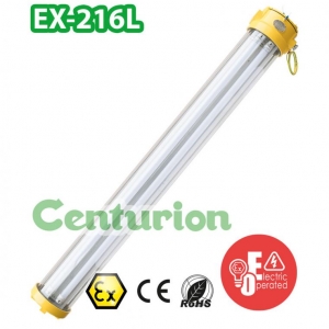 EX-216L (IMPA 792140): ATEX LED Light Fixture 2X18W LED AC 90 - 260V, 4 Feet