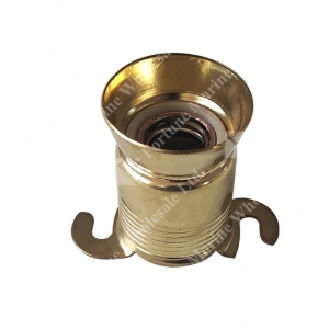 793526 European Brass Lamp Holder, 2 lug E-14
